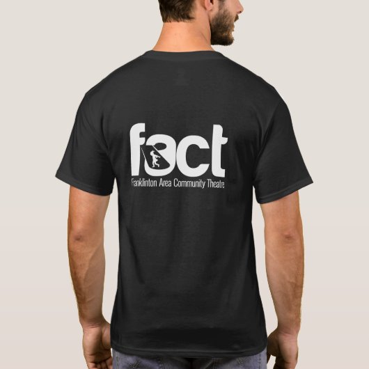 Basic Dunkles T-Shirt (Rückseite)