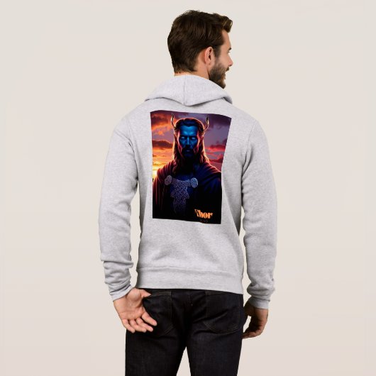Basic Dunkles T-Shirt Hoodie (Schwarz voll)