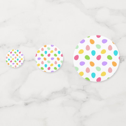 Basic Egg White Konfetti (Rückseiten)