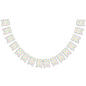 Basic Eggs White Wimpelkette (Alle)