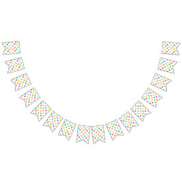 Basic Eggs White Wimpelkette