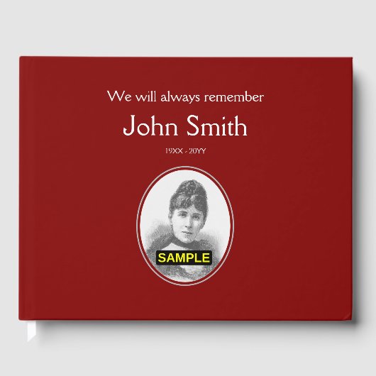 Basic & Elegant Funeral Gästebuch (Vorderseite)