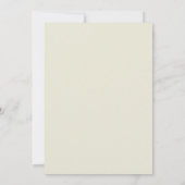 Basic & Elegant wedding Invitation beige Einladung (Rückseite)
