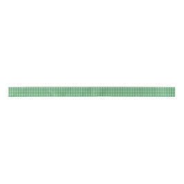 Basic Emerald Green Gingham Pattern Satinband