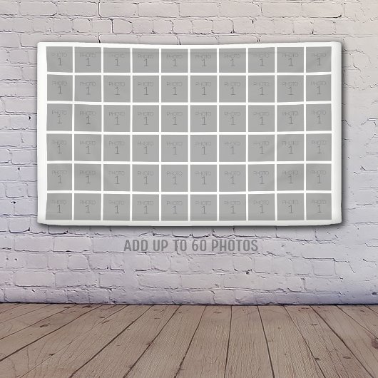 Basic Foto Template 60 Fotos - Kann die Farbe ände Banner
