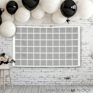 Basic Foto Template 60 Fotos - Kann die Farbe ände Banner