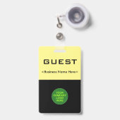 Basic "GÄSTES"-Abzeichen Ausweis (Vorderseite mit Ausziehbar)