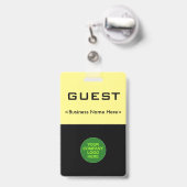 Basic "GÄSTES"-Abzeichen Ausweis (Rückseite mit Ausziehbar)