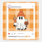 "Basic Ghosty" Kiss-Cut Stickers (Vorderseite)
