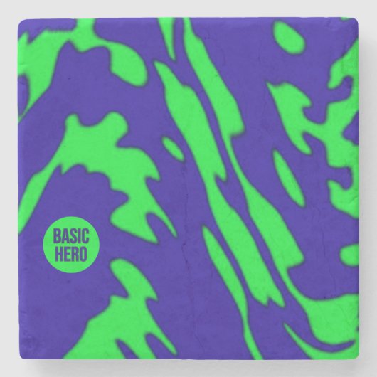 BASIC HERO 1b Marble Stone Untersetzer (Vorderseite)