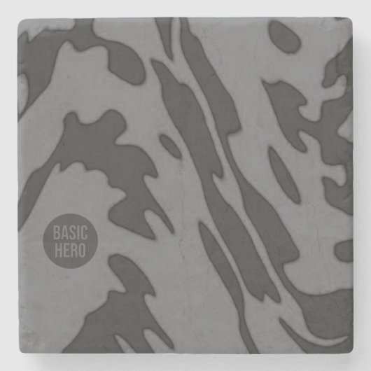 BASIC HERO 1c Marmorstein Untersetzer (Vorderseite)