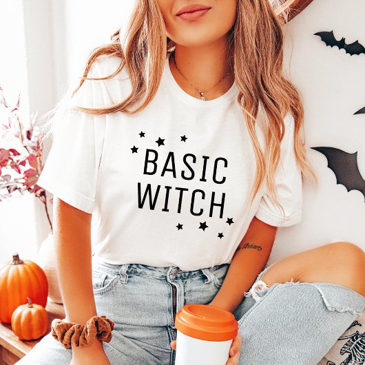 Basic Hexe Modern Womens Halloween Tri-Blend Shirt
