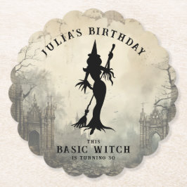 Basic Hexe Moderne Frauen Halloween Untersetzer