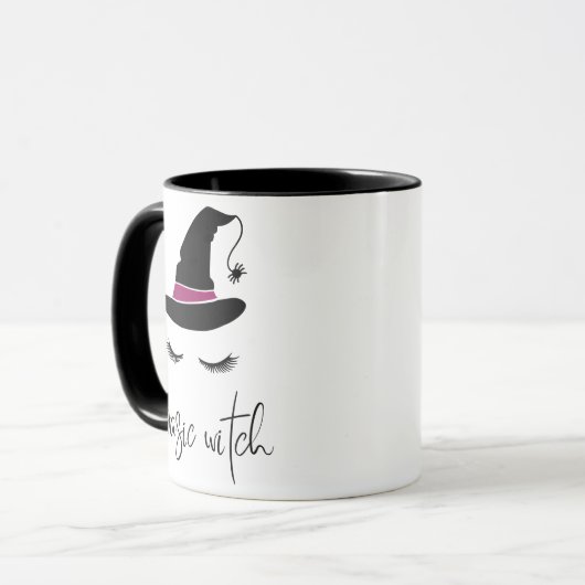 Basic Hexenkaffee Tasse mit Lashes Halloween Cup (Vorderseite Links)
