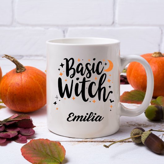 Basic Hexon Halloween Custom Black Typografy Kaffeetasse