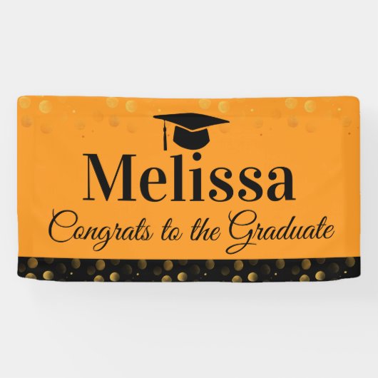Basic High School Graduation Party Banner (Horizontal)
