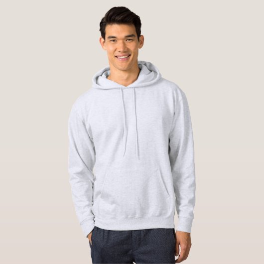 Basic Hooded Sweatshirt Ash back Design CANADA (Vorne ganz)