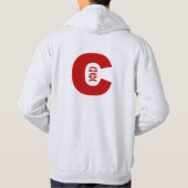 Basic Hooded Sweatshirt Ash back Design CANADA (Rückseite)