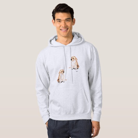 Basic Hooded Sweatshirt : labrador retriever (Vorne ganz)