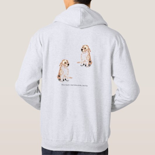 Basic Hooded Sweatshirt : labrador retriever (Rückseite)