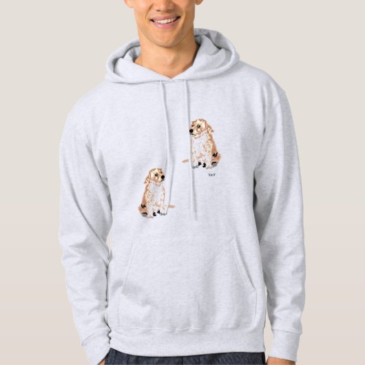 Basic Hooded Sweatshirt : labrador retriever (Vorderseite)