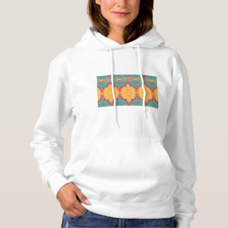 Basic Hooded White Sweatshirt | One Owl Artist
