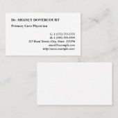 Basic, Humor & Conservative Business Card Visitenkarte (Vorne/Hinten)