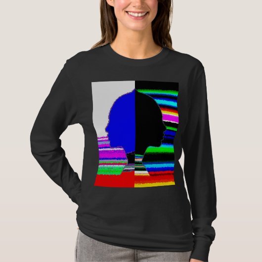  Basic Langarm T-Shirt (Vorderseite)