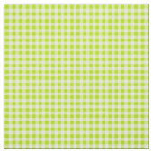 Basic Lime Green Gingham Stoff (Muster)