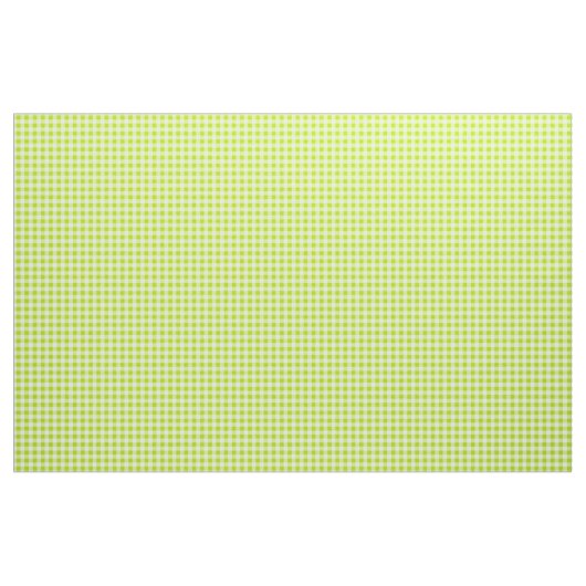 Basic Lime Green Gingham Stoff (Fat Quarter (45,7 x 55,9 cm))