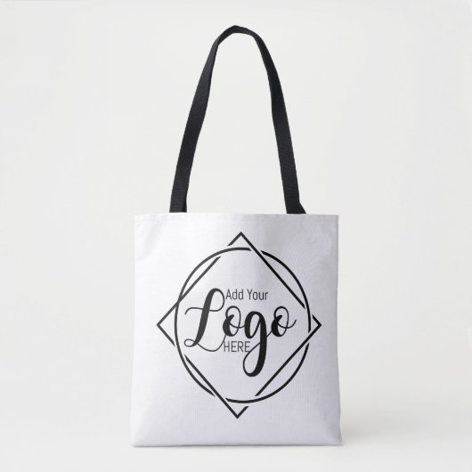 Basic Logo Custom Business Tote Bag | Personalised Tasche (Vorderseite)
