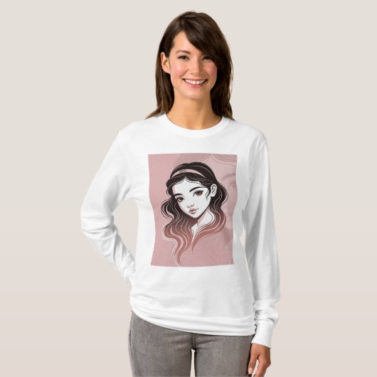 Basic Long Sleeve T-Shirt (Vorne ganz)