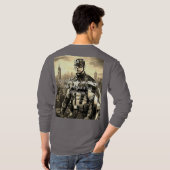 : Basic Long Sleeve T - Shirt von Zazzle (Schwarz voll)
