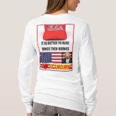 Basic Long Sleeve Trump Lover T - Shirt (Rückseite)
