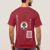 BASIC MAROON T - SHIRT (Rückseite)