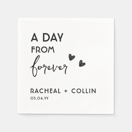 Basic Minimalist Simple Modern Rehearsal Dinner Serviette (Vorderseite)