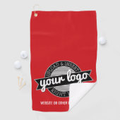 Basic Office Business Logo mit Kontaktinformatione Golfhandtuch (Insitu)