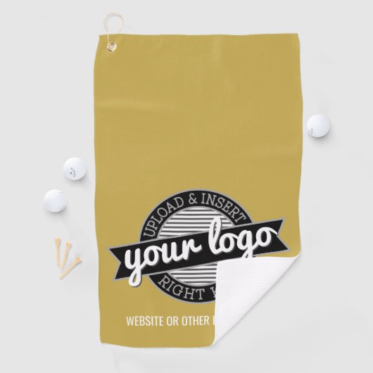 Basic Office Business Logo mit Kontaktinformatione Golfhandtuch (Insitu)