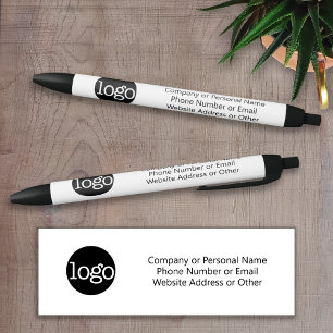 Basic Office Business Logo & Text CAN EDIT COLOR Kugelschreiber