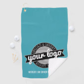 Basic Office-Firmenlogo mit Kontaktinformationen b Golfhandtuch (Insitu)