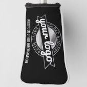 Basic Office-Firmenlogo mit Kontaktinformationen Golf Headcover (Rotieren 90)
