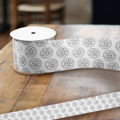 Basic Office-Firmenlogo mit Kontaktinformationen Satinband