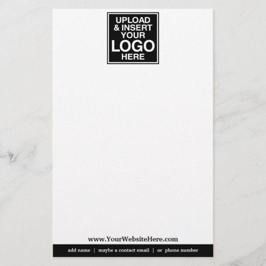 Basic Office- oder Business-Logo Briefpapier (Vorderseite)