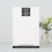 Basic Office- oder Business-Logo Briefpapier (Stehend Vorderseite)