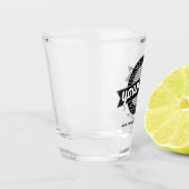 Basic Office- oder Business-Logo Schnapsglas (Links)