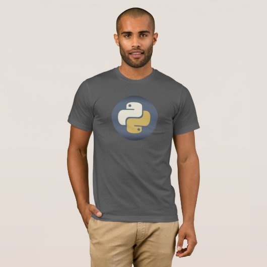 Basic Python T - Shirt (Vorne ganz)