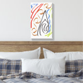 Basic ribbon art by RRW 2026 Leinwanddruck (Insitu (Schlafzimmer))