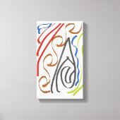 Basic ribbon art by RRW 2026 Leinwanddruck (Vorderseite)