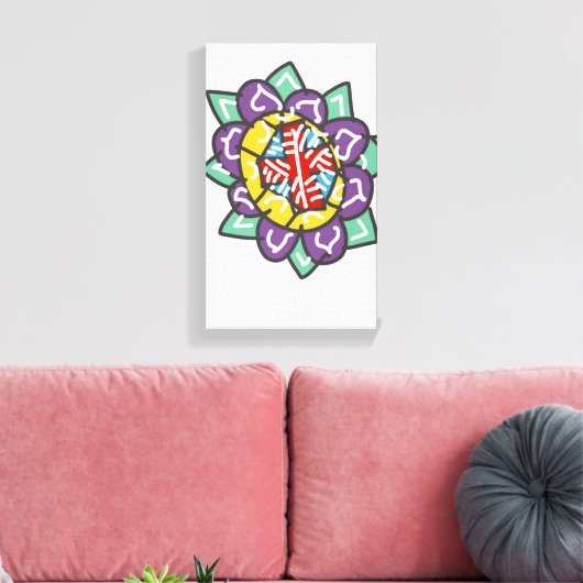 Basic sacred mandala leinwanddruck (Insitu (Wohnzimmer))