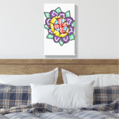 Basic sacred mandala leinwanddruck (Insitu (Schlafzimmer))